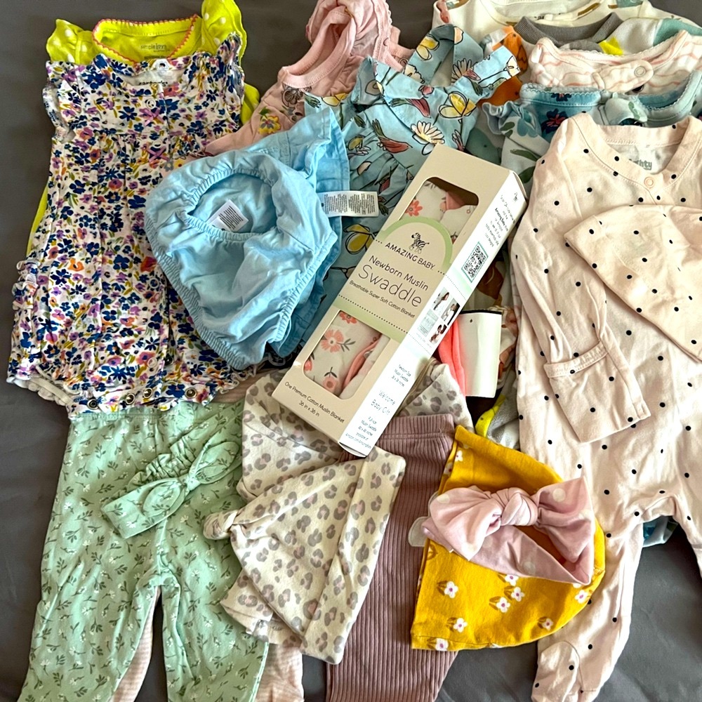 Newborn Assorted Baby girl Bundle